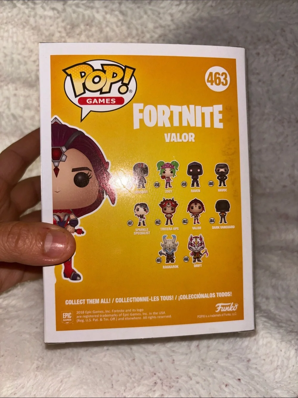 Funko Pop! Games Fortnite Valor Vinyl Figure - Red, Purple, Black